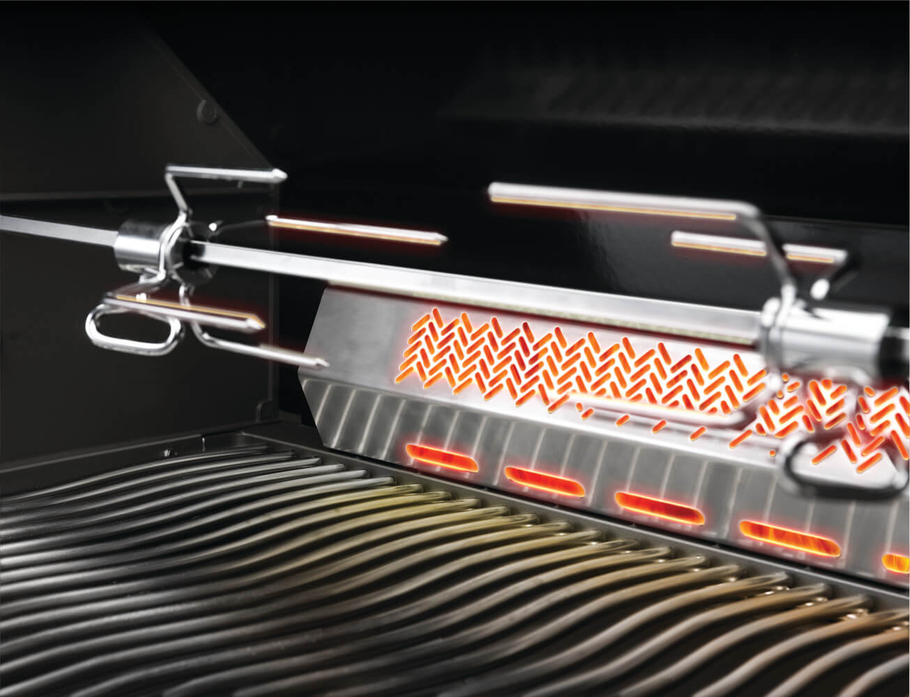 Napoleon Built-in Prestige PRO™ 665 Grill Head with Infrared Rear Burner, Stainless Steel NG/LP
