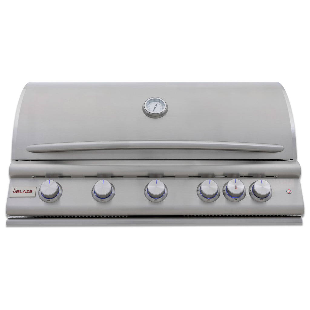 Blaze LTE+ 40" 5-Burner Built-In Gas Grill w/insulated jacket