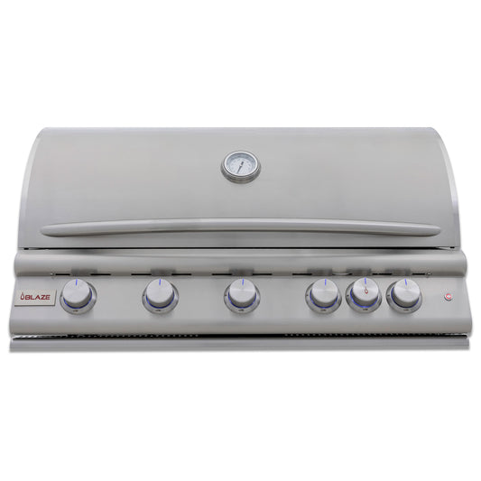 Blaze LTE+ 40" 5-Burner Built-In Gas Grill w/insulated jacket