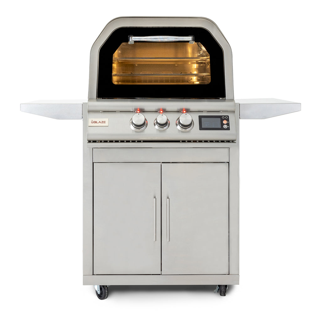 Blaze 26" Built-In Gas Outdoor Pizza Oven w/insulated jacket