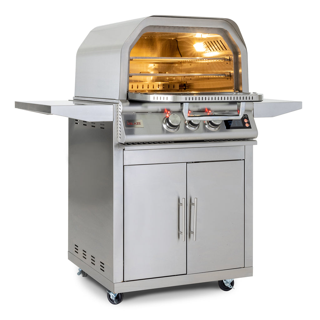 Blaze 26" Built-In Gas Outdoor Pizza Oven w/insulated jacket