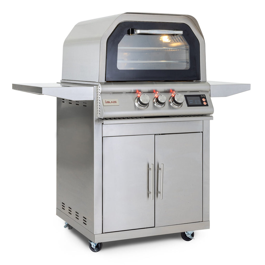 Blaze 26" Built-In Gas Outdoor Pizza Oven w/insulated jacket