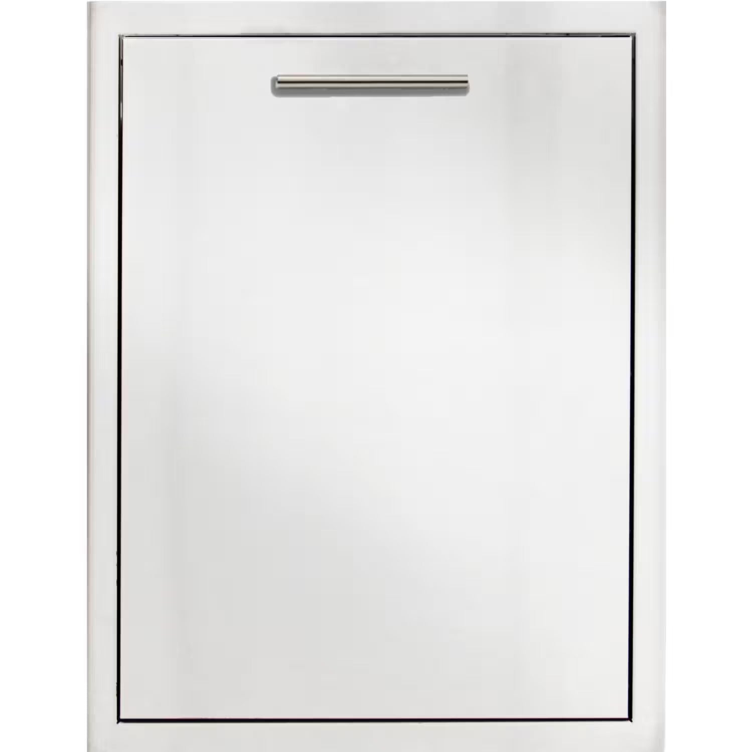 Blaze 20" Roll-Out Stainless Steel Double Trash / Recycling Bin