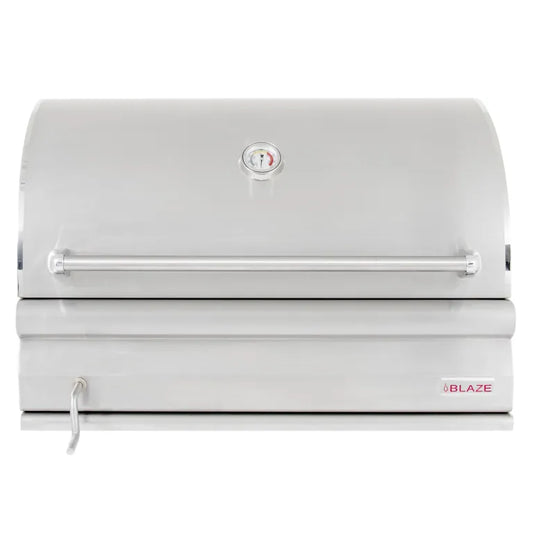 Blaze 32" Built-In Stainless Steel Charcoal Grill