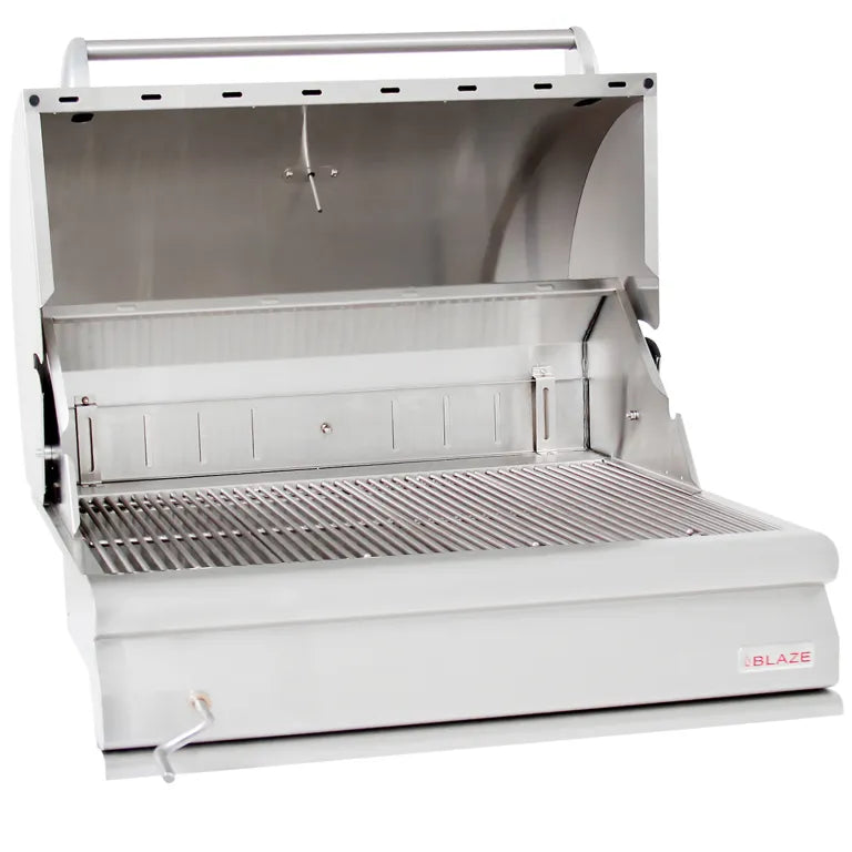Blaze 32" Built-In Stainless Steel Charcoal Grill