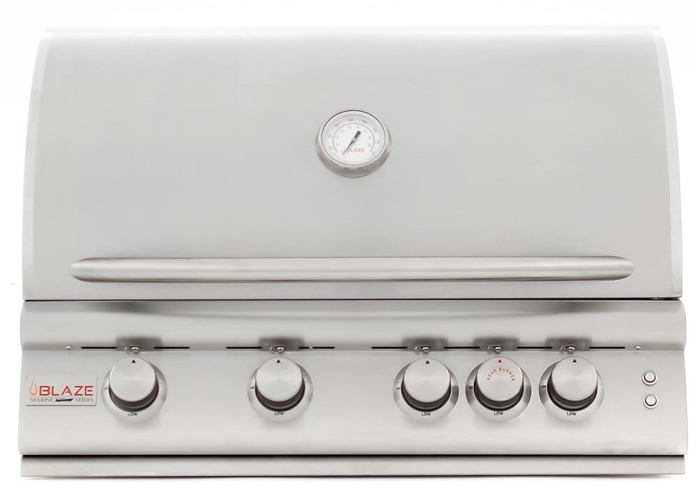 Blaze LTE Marine Grade 32" 4-Burner Built-In Gas Grill w/ insulated jacket