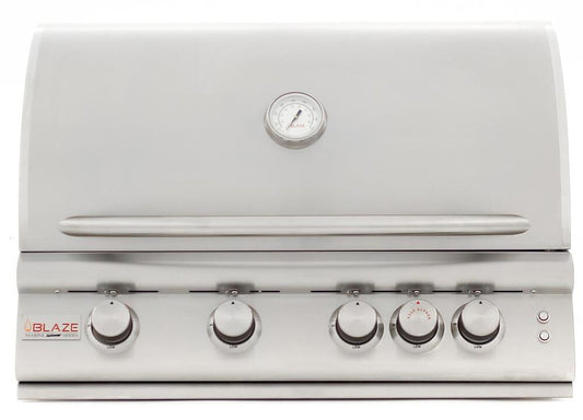 Blaze LTE Marine Grade 32" 4-Burner Built-In Gas Grill w/ insulated jacket