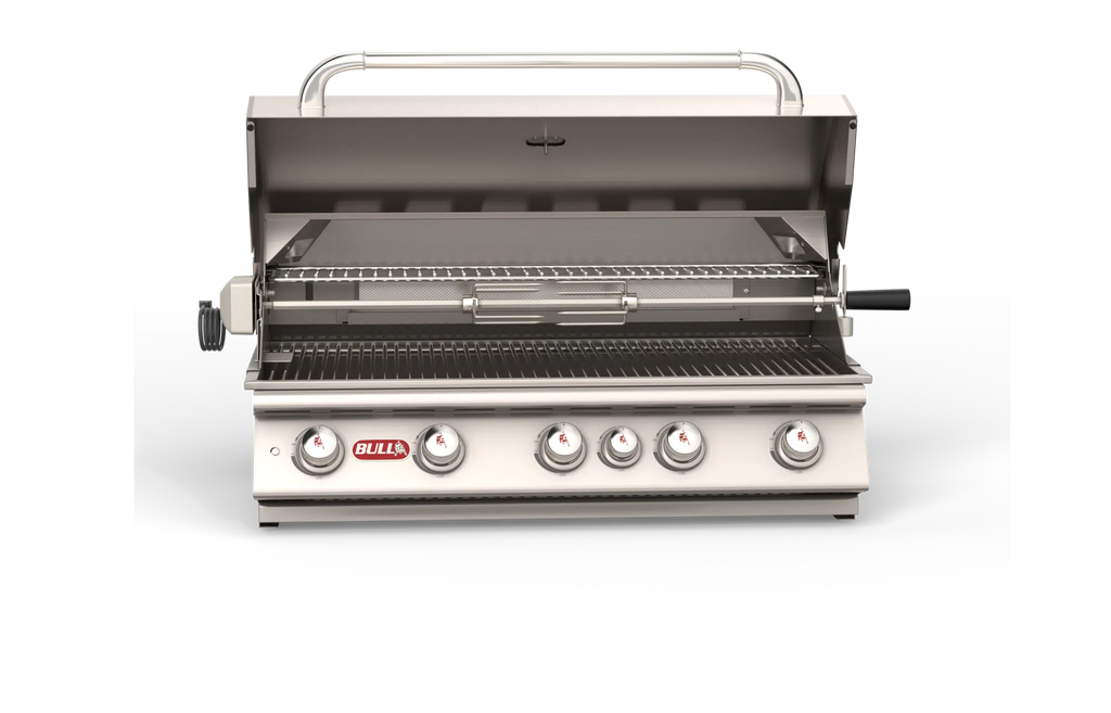 Bull - 38" Brahma – 5 Burner Stainless Steel Built-in Gas Grill w/ insulated jacket