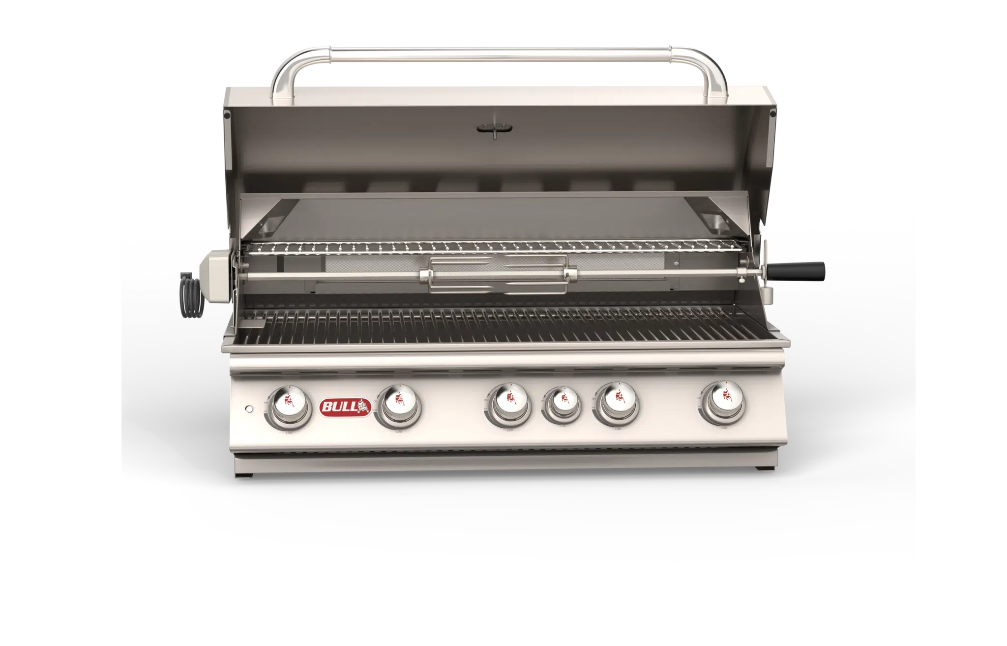 Bull - 38" Brahma – 5 Burner Stainless Steel Built-in Gas Grill