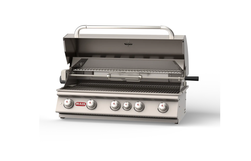 Bull - 38" Brahma – 5 Burner Stainless Steel Built-in Gas Grill w/ insulated jacket