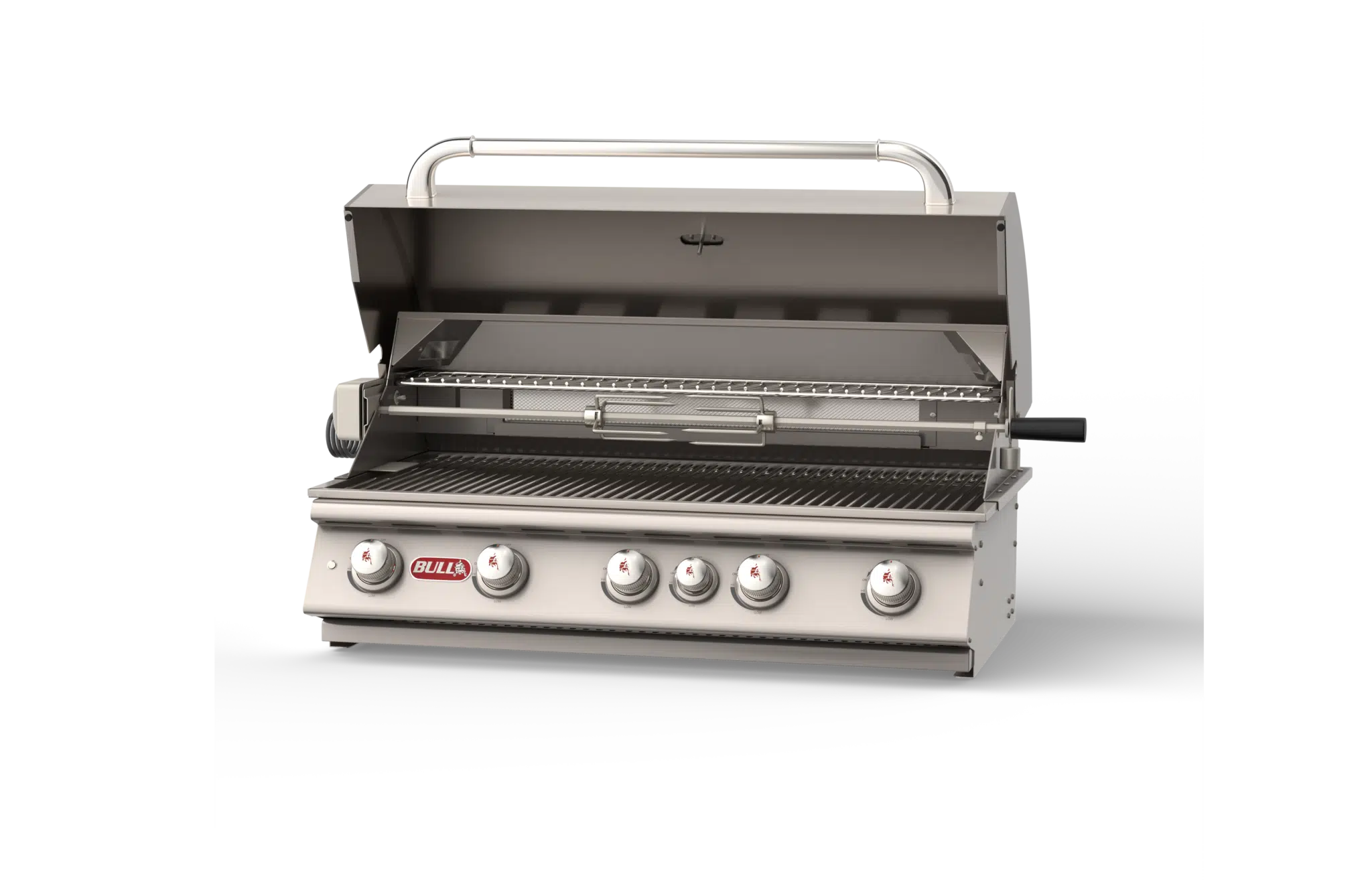 Bull - 38" Brahma – 5 Burner Stainless Steel Built-in Gas Grill w/ insulated jacket