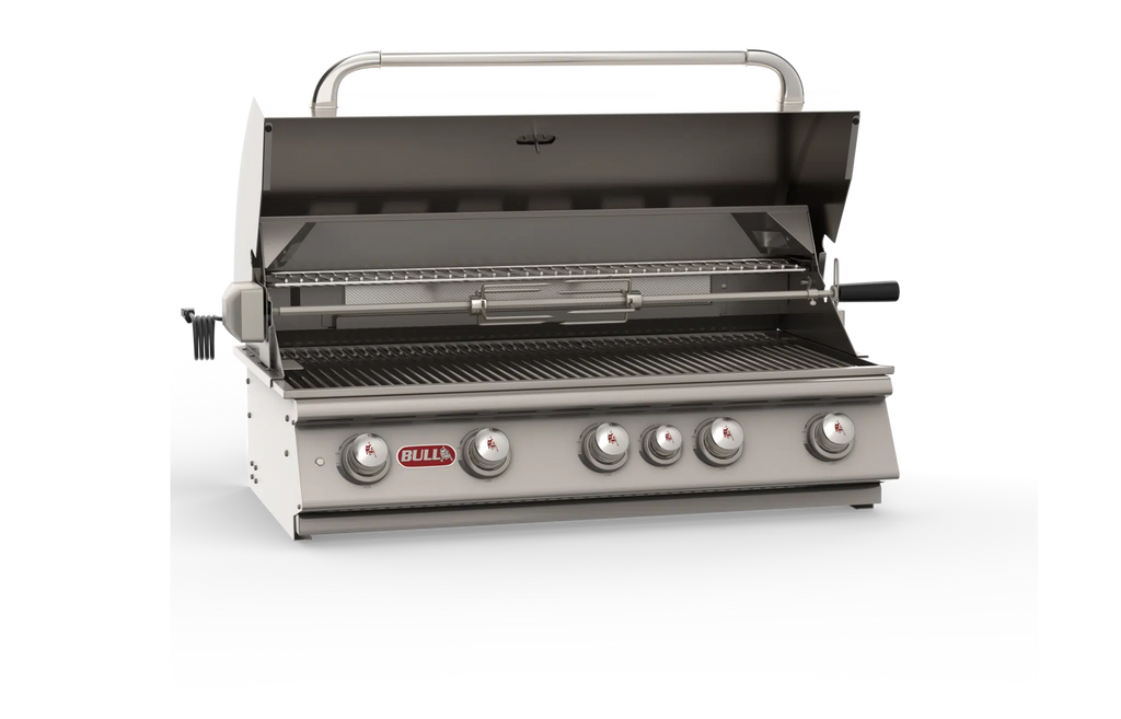Bull - 38" Brahma – 5 Burner Stainless Steel Built-in Gas Grill