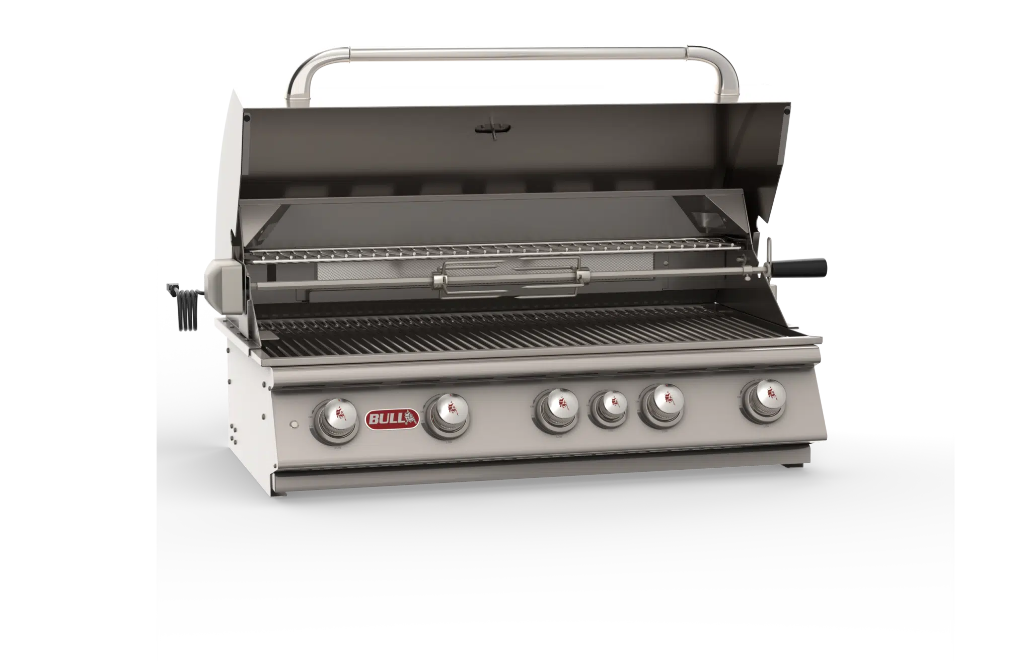 Bull - 38" Brahma – 5 Burner Stainless Steel Built-in Gas Grill