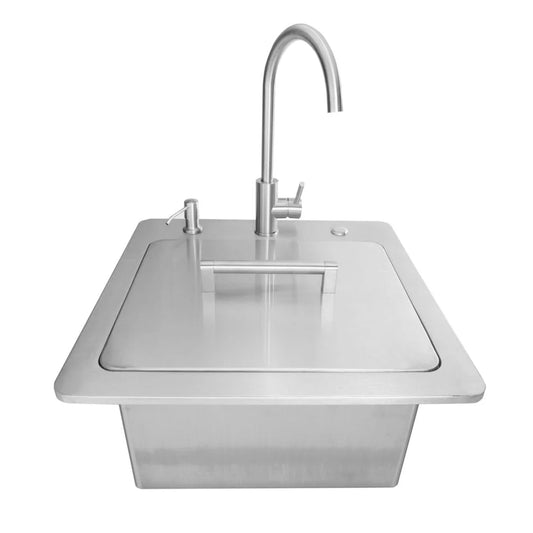 Coyote 21" Sink w/ Drain, Faucet & Soap Dispenser