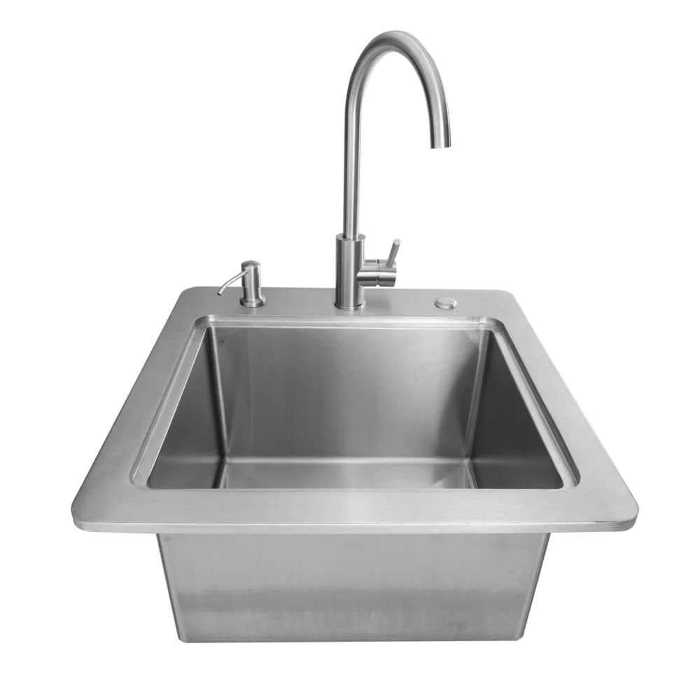 Coyote 21" Sink w/ Drain, Faucet & Soap Dispenser