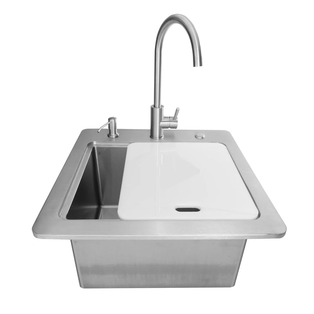 Coyote 21" Sink w/ Drain, Faucet & Soap Dispenser