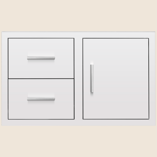 American Made Grills - 36" 2-Drawer & Access Door Combo