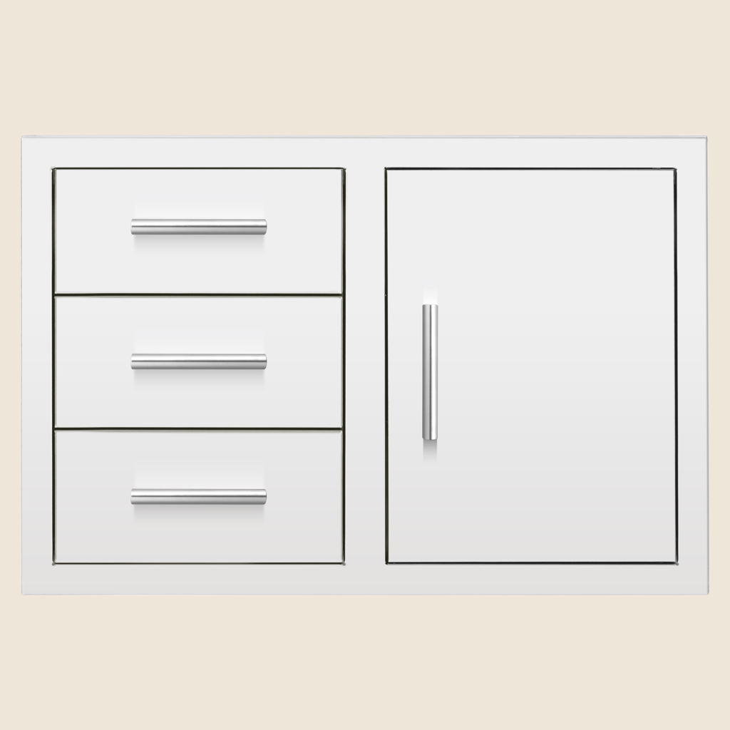 Summerset - 33" 3-Drawer & Access Door Combo
