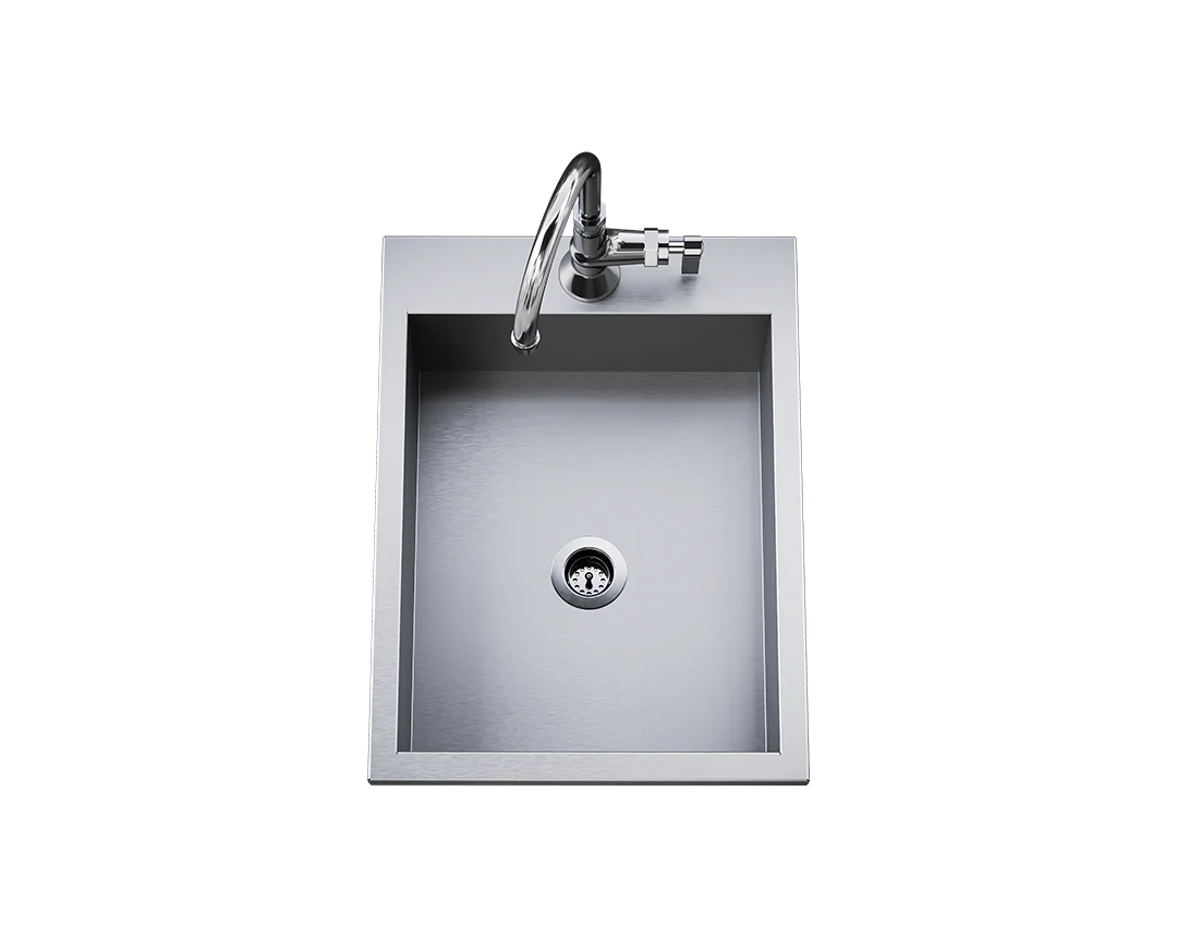 Delta Heat 15" Outdoor Sink (Cold Faucet Included)