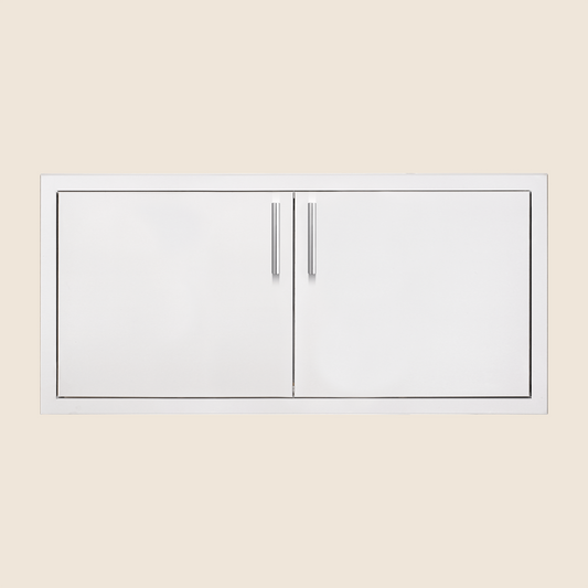 Summerset - 36" 2-Drawer Dry Storage Pantry & Enclosed Cabinet Combo