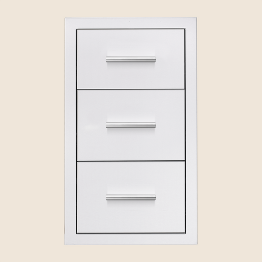American Made Grills - 17" Triple Drawer