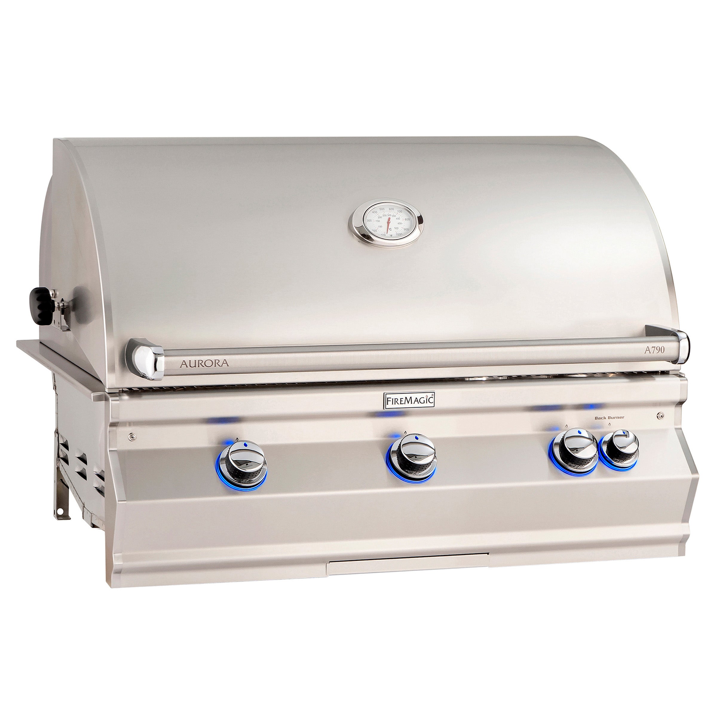 Fire Magic Aurora A790i Built-In Grill (ANALOG THERMOMETER WITH BACKBURNER)