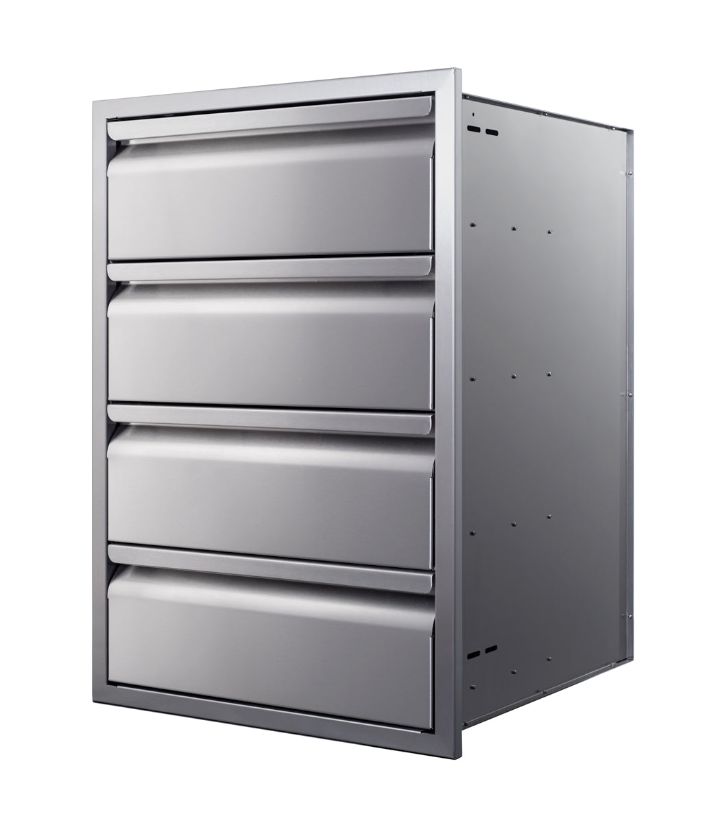 Memphis 21" Four Drawer Stack