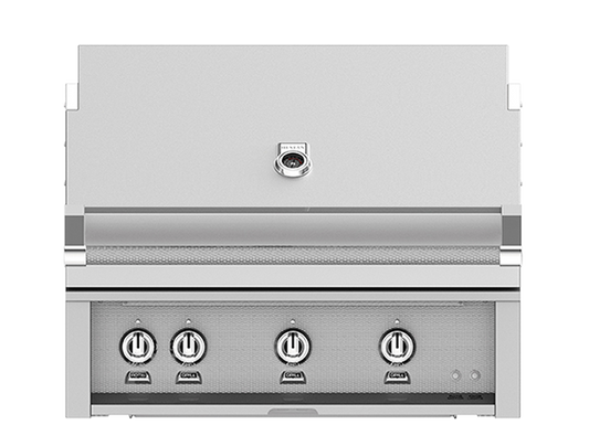 Hestan 36" Built-In Grill 2 Trellis Burners 1 Sear Burner Rotisserie
