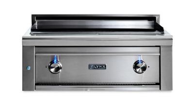 Lynx - 36" Sedona Built-In Grill with 3 Stainless Steel Burners and Rotisserie w/ Insulated Jacket