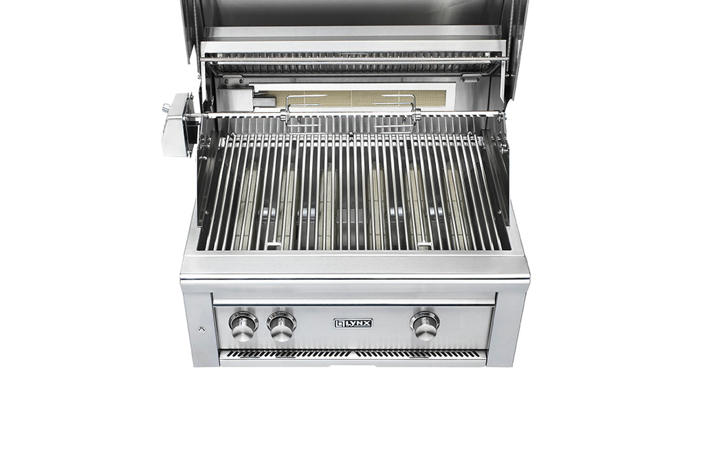 Lynx - 30" Professional Built-in Grill with All Trident Infrared Burners and Rotisserie