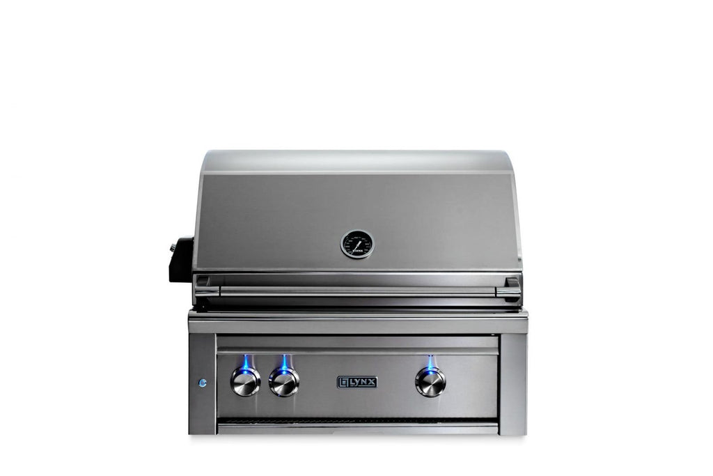 Lynx - 30” Professional Built-In Grill with 1 Trident Infrared Burner and 1 Ceramic Burner and Rotisserie