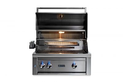 Lynx 30” Professional Built in Grill with 1 Trident Infrared Burner and 1 Ceramic Burner and Rotisserie w/insulated jacket