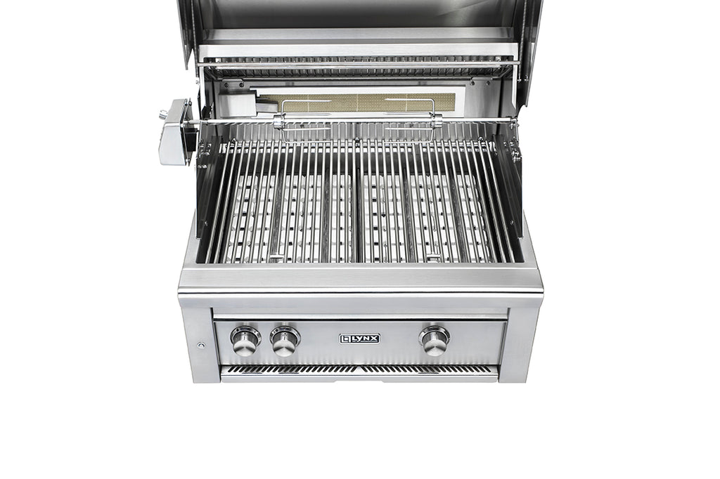 Lynx - 30” Professional Built-In Grill with all Ceramic Burners and Rotisserie