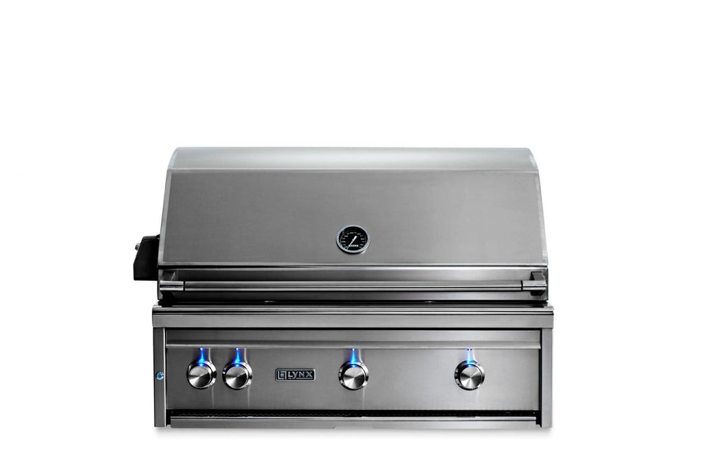 Lynx - 36" Professional Built-In Grill with All Trident Infrared Burners and Rotisserie