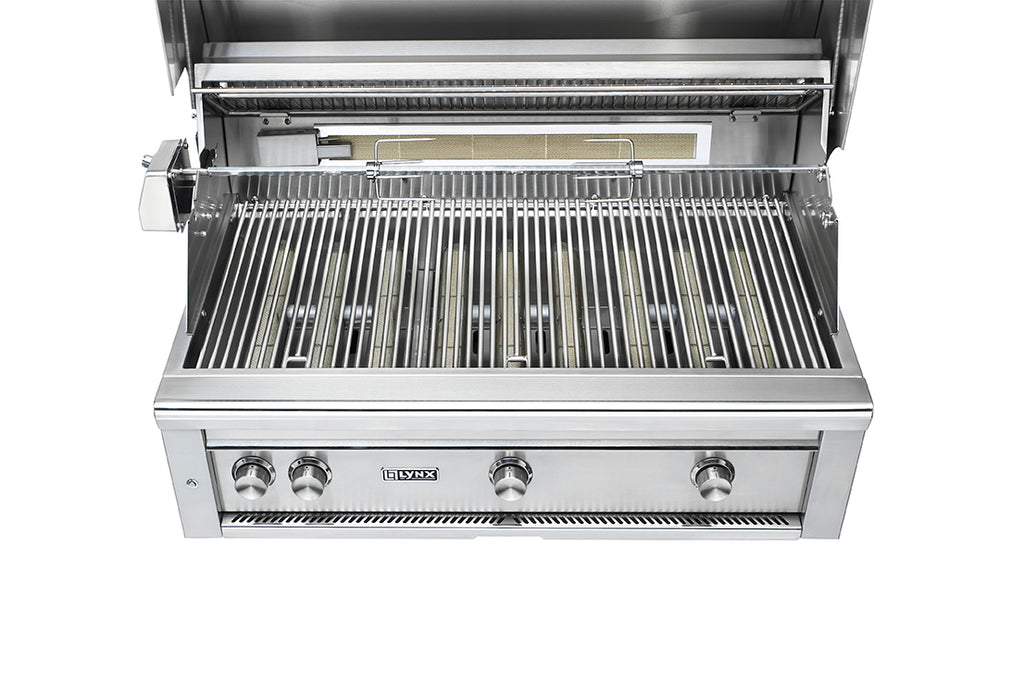 Lynx - 42" Professional Built-In Grill with All Trident Infrared Burners and Rotisserie