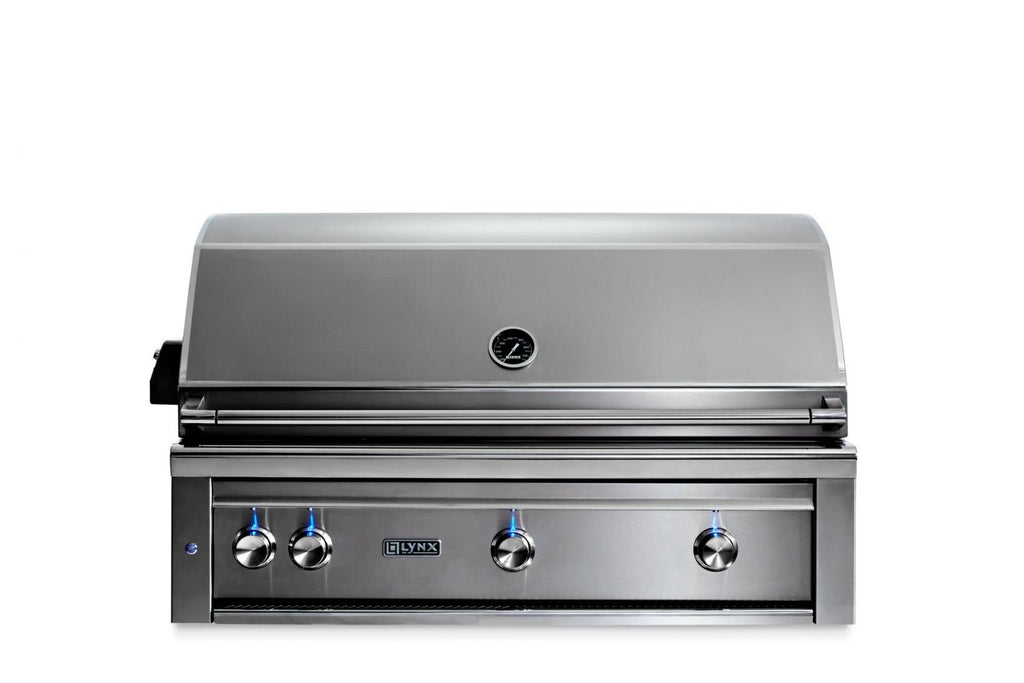 Lynx - 42" Professional Built-In Grill with 1 Trident Infrared Burner and 2 Ceramic Burners and Rotisserie