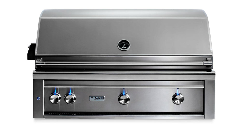 Lynx 42" Professional Built in Grill with 1 Trident Infrared Burner and 2 Ceramic Burners and Rotisserie w/insulated jacket