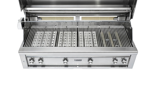 Lynx - 54” Professional Built-in Grill with 1 Trident Infrared Burner and 3 Ceramic Burners and Rotisserie
