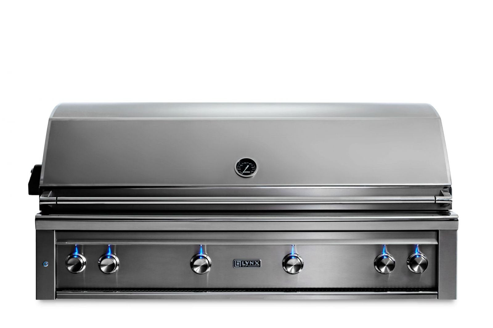 Lynx - 54” Professional Built-in Grill with 1 Trident Infrared Burner and 3 Ceramic Burners and Rotisserie