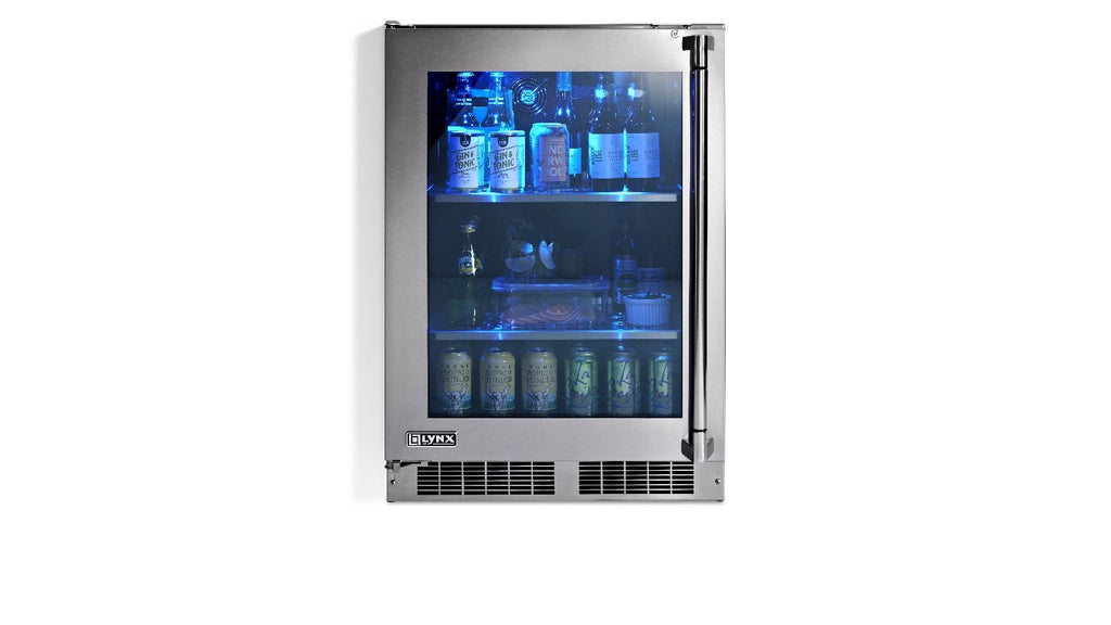 Lynx - 24" Outdoor Refrigerator with Glass Door