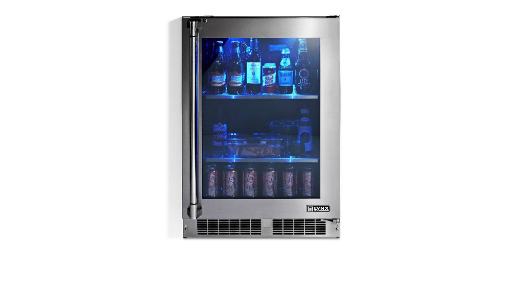 Lynx - 24" Outdoor Refrigerator with Glass Door
