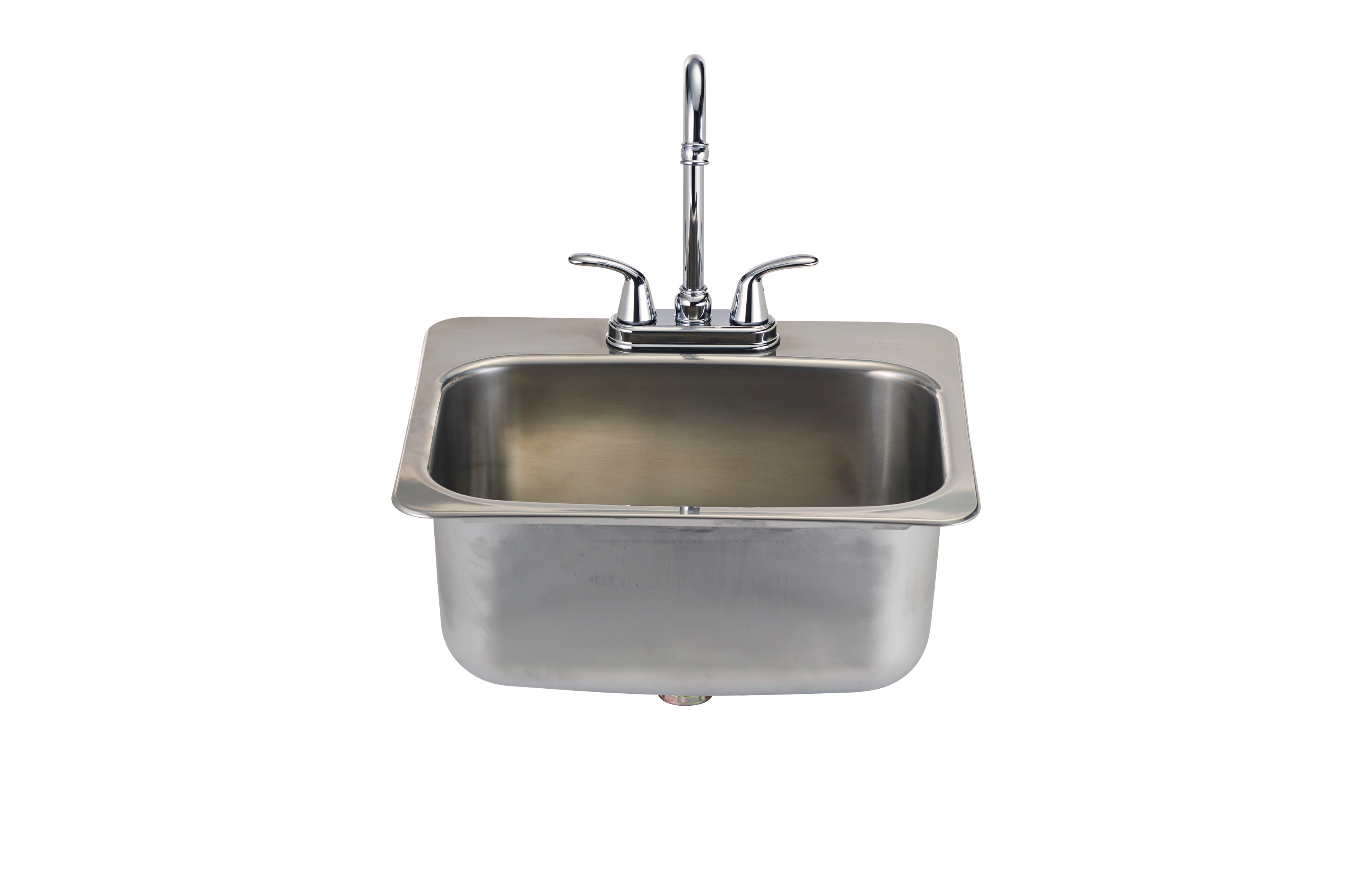 Bull -  Large Stainless Steel Sink with Faucet