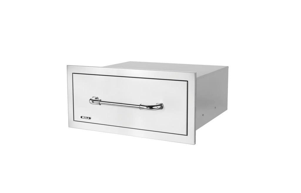 Bull - Large Single Stainless-Steel Drawer with Reveal