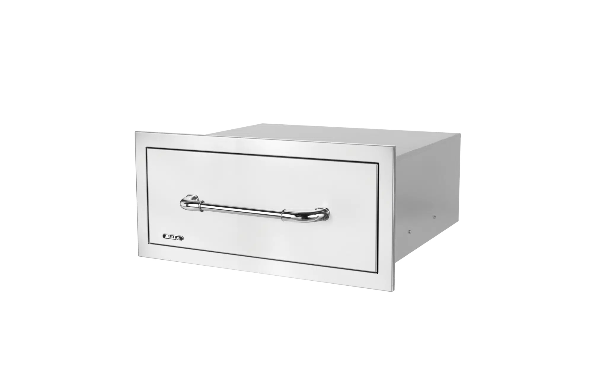 Bull - Large Single Stainless-Steel Drawer with Reveal