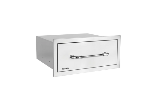 Bull - Large Single Stainless-Steel Drawer with Reveal