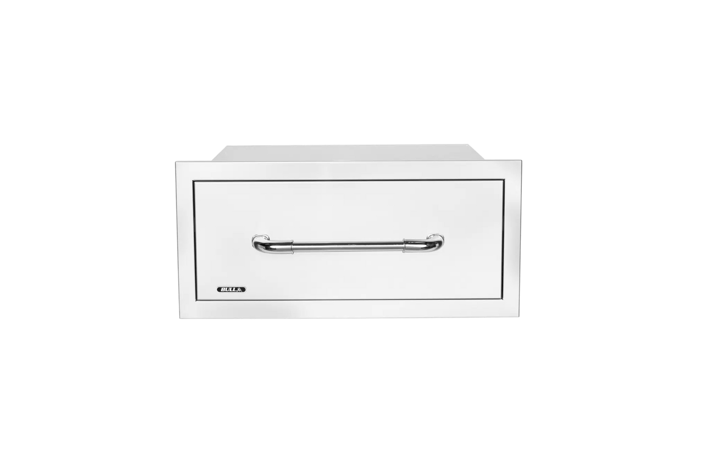 Bull - Large Single Stainless-Steel Drawer with Reveal