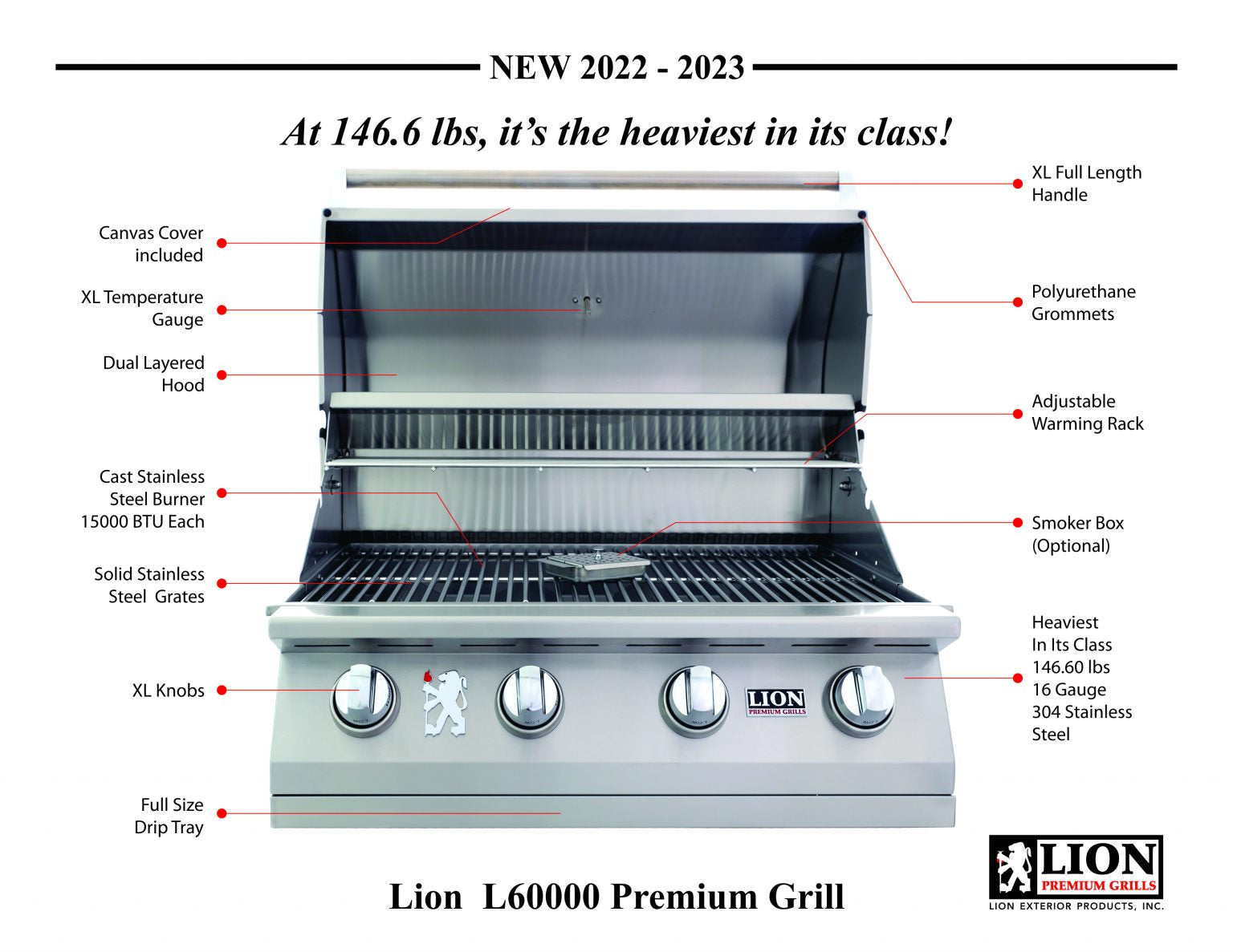 Lion - L60000 Premium Grill