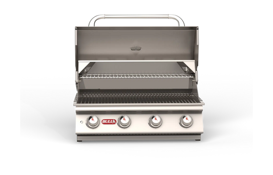 Bull - 30" Lonestar – Stainless Steel Gas Grill Head 4 Burner
