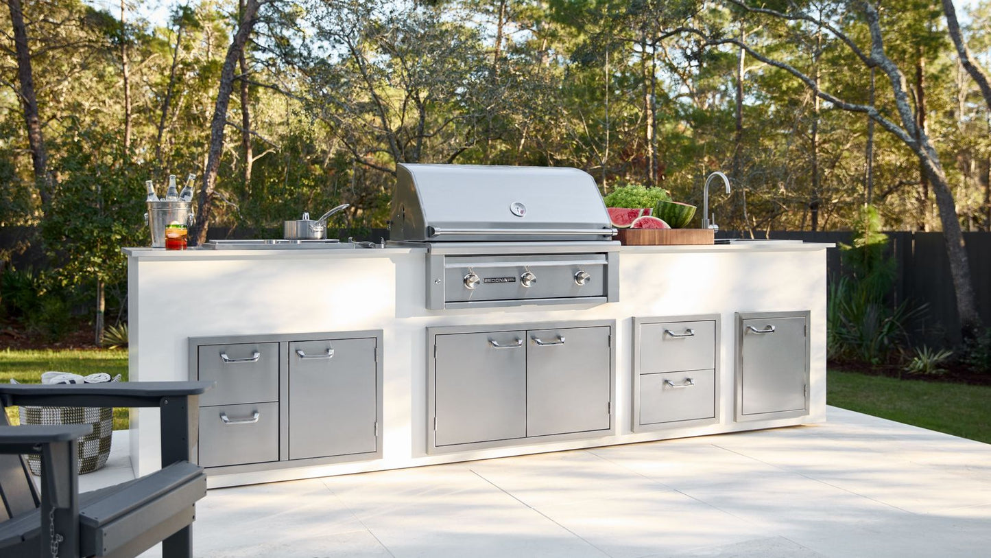 Lynx - 36" Sedona Built-in Grill with 3 Stainless Steel Burners