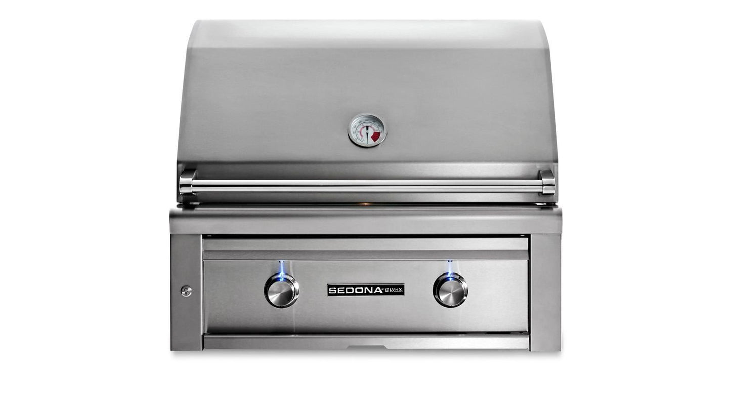 Lynx - 30" Sedona Built-In Grill With 1 Prosear Infrared Burner and 1 Stainless Steel Burner